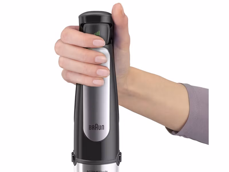 Braun MQ 7025X 0.6 L Stavmixer 1000 W Black, Stainless steel