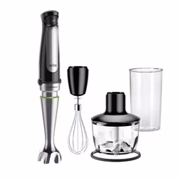 Braun MQ 7035X 0.6 L Stavmixer set 1000 W Black Satin steel