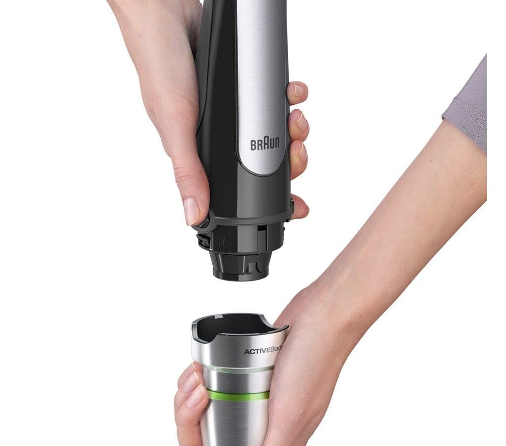 Braun MQ 7035X 0.6 L Stavmixer set 1000 W Black Satin steel