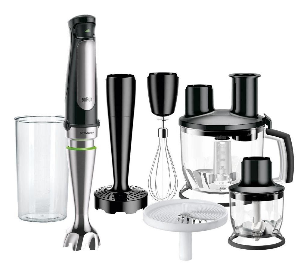 Braun MQ 7087X 1.2 L Stavmixer set 1000 W Black Stainless steel