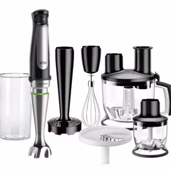 Braun MQ 7087X 1.2 L Stavmixer set 1000 W Black Stainless steel