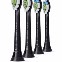 Philips W Optimal White HX6064/11 4-pack Svart