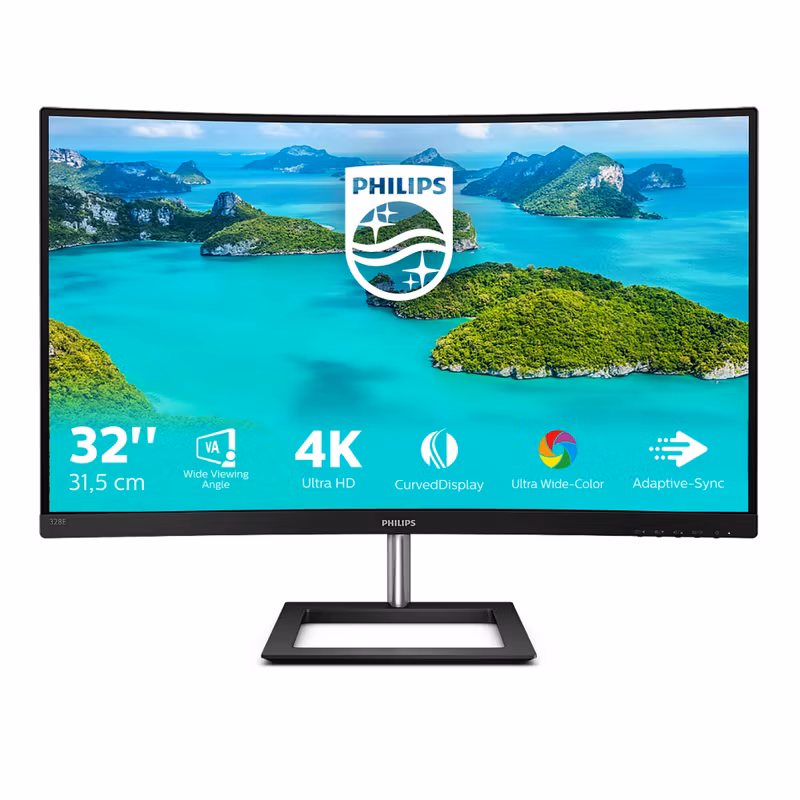 Philips E Line 328E1CA/00 LED display 31.5" 3840 x 2160 pixels 4K Ultra HD LCD Black