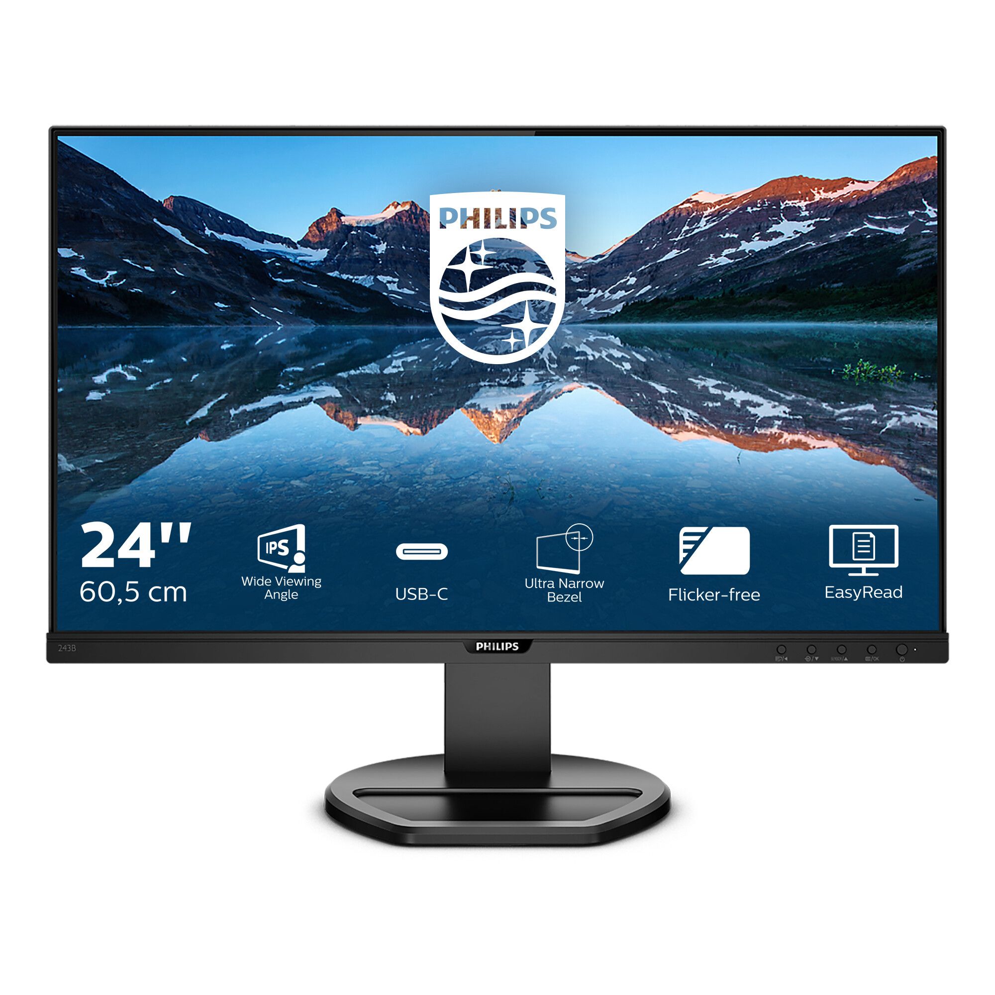 Philips B Line 243B9/00 23.8" 1920 x 1080 pixels Full HD LED