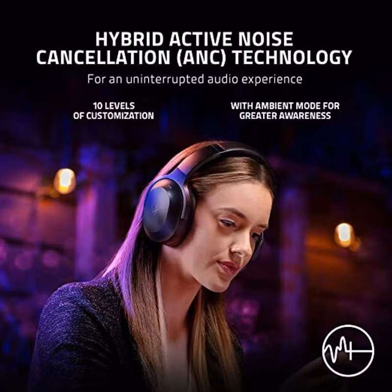 Razer Barracuda Pro, gaming headset (black, USB dongle, Bluetooth)