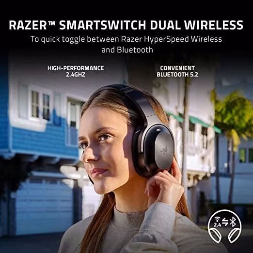Razer Barracuda Pro, gaming headset (black, USB dongle, Bluetooth)