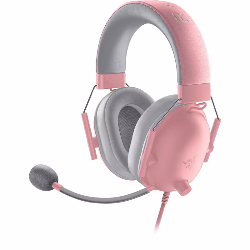 Razer BlackShark V2 X Gaming-headset Rosa