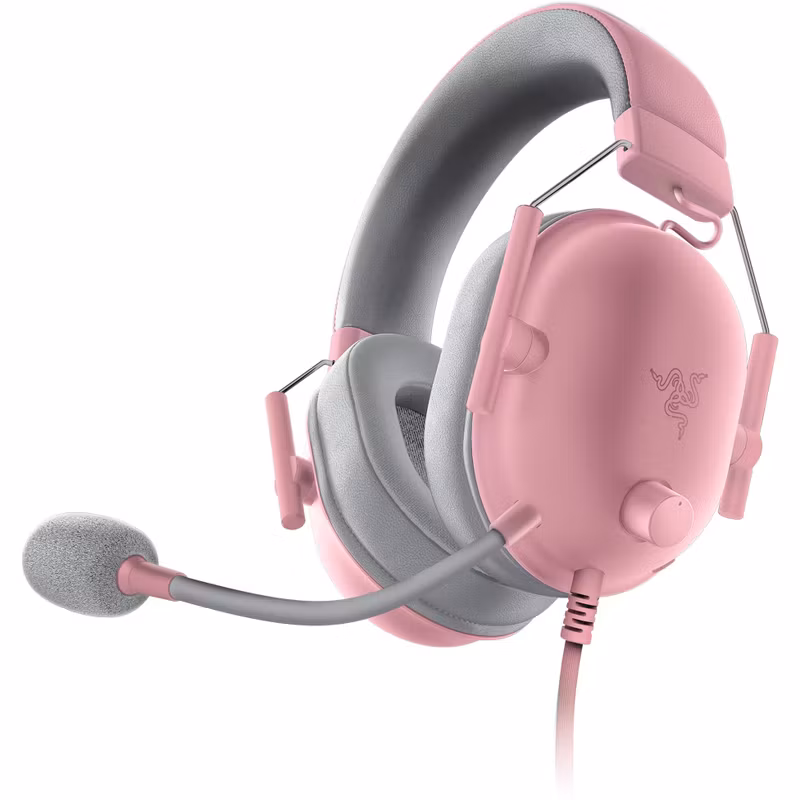 Razer BlackShark V2 X Gaming-headset Rosa
