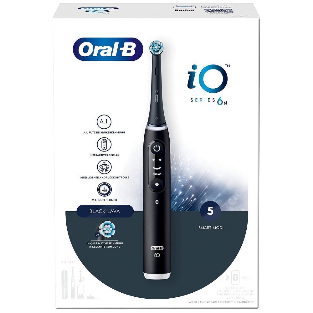Oral-B 445111 Eltandborste IO6 med etui Svart