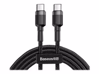 Baseus PD USB-C till USB-C kabel 60W 2m Svart/Grå