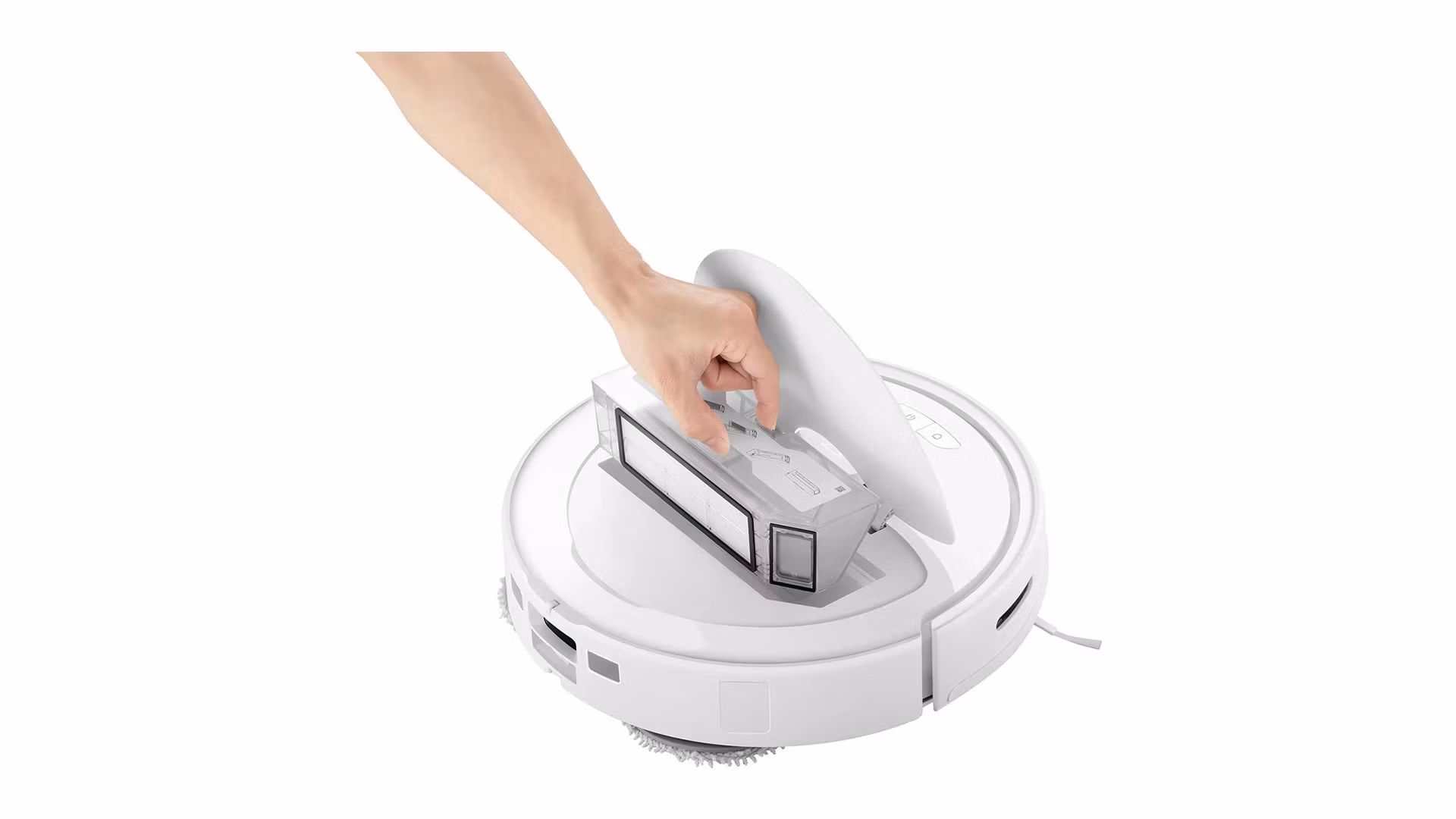 Roborock Q Revo Robotdammsugare 0.35liter Vit