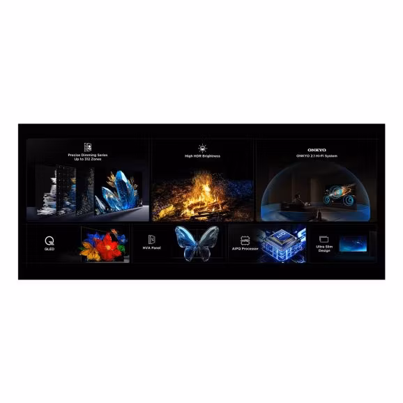 TCL C6KS 55C6KS TV 55" 4K Ultra HD Smart-TV QD-Mini LED