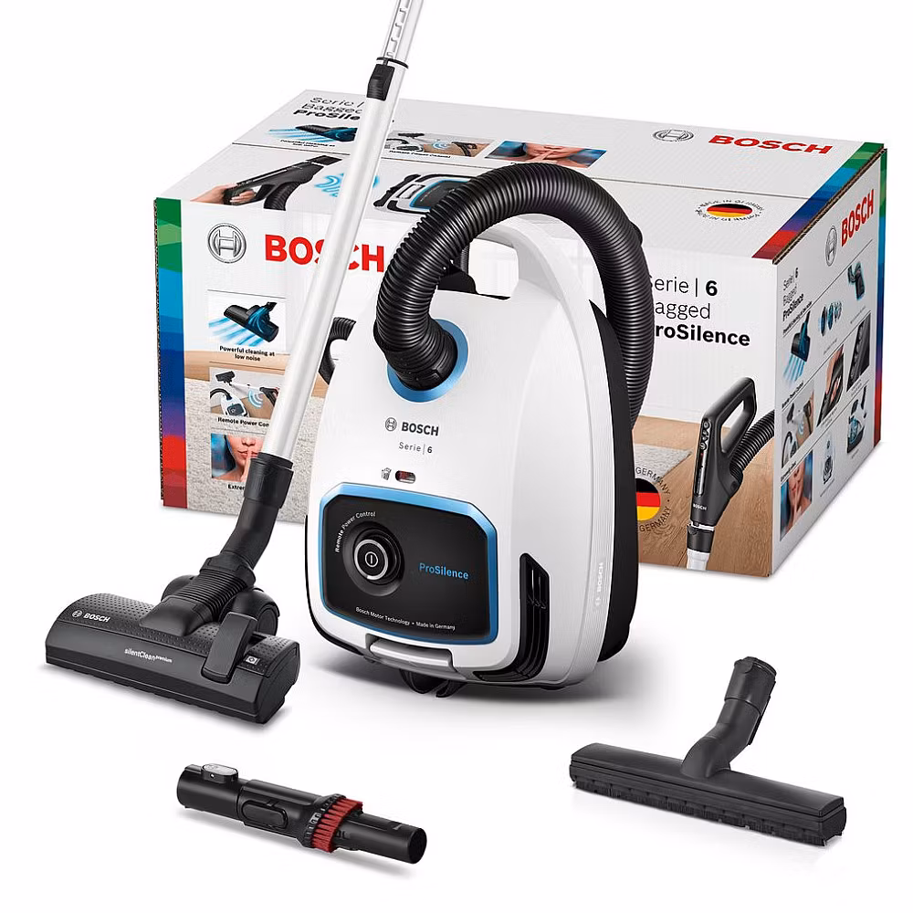 Bosch Serie | 6 BGB6SIL1 ProSilence Dammsugare 4liter Vit