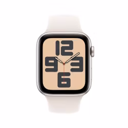 Apple Watch SE GPS 44 mm Starlight alum Starlight sportband S/M