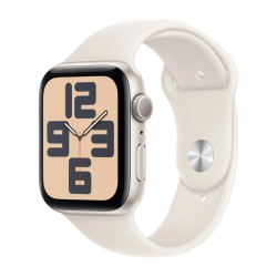 Apple Watch SE GPS 44 mm Starlight alum Starlight sportband S/M