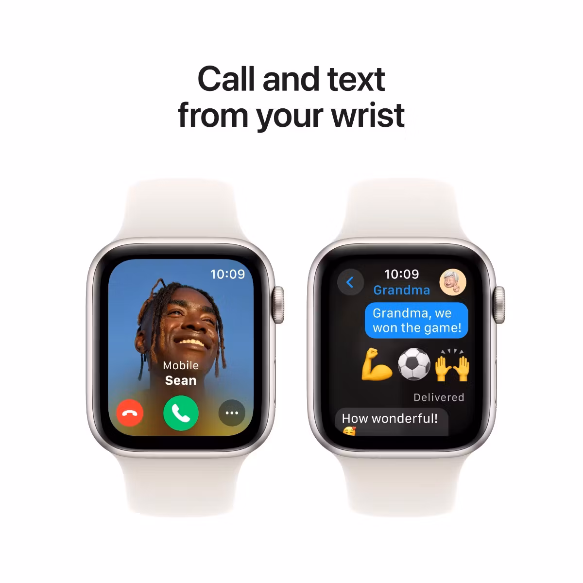 Apple Watch SE GPS 44 mm Starlight alum Starlight sportband S/M