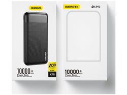 Dudao K18-1W Powerbank 10000mAh USB-A / USB-C / Micro USB Vit