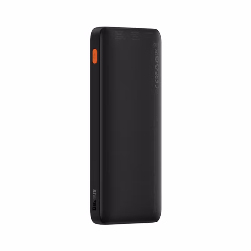 Baseus Powerbank 10000 mAh 20W Med USB-A Till USB-C Kabel Svart