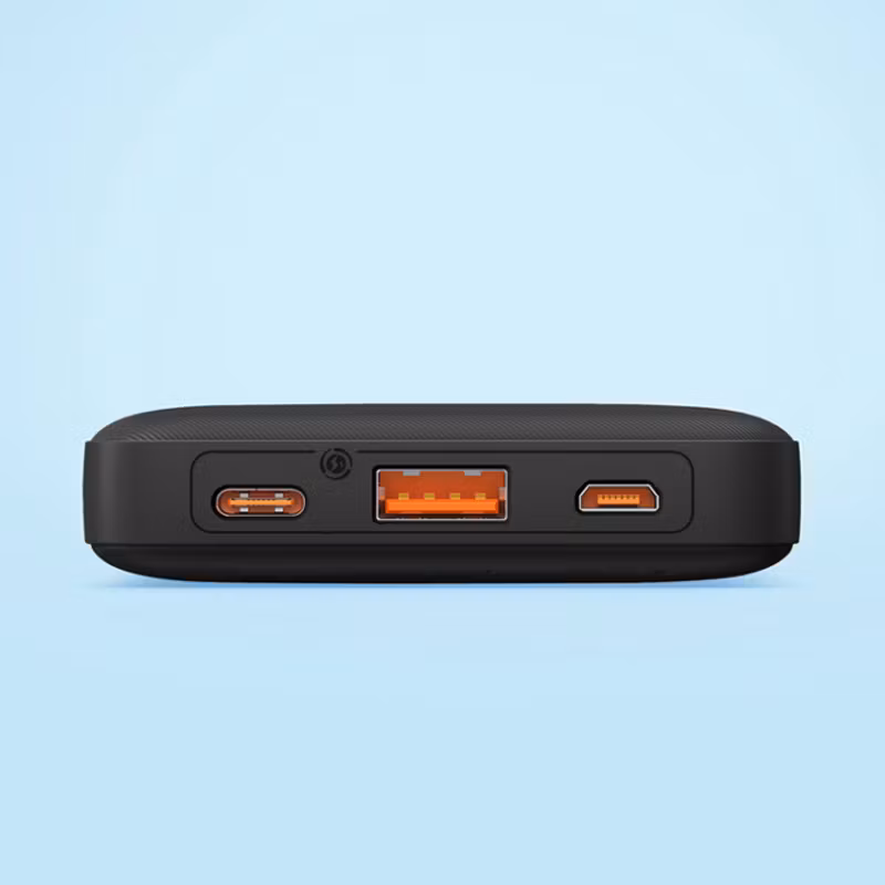 Baseus Powerbank 10000 mAh 20W Med USB-A Till USB-C Kabel Svart