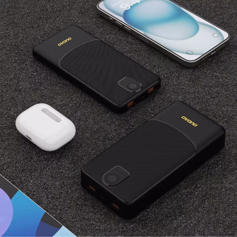 Dudao K10 Powerbank 10000mAh 2.4A 2 x USB-A Svart