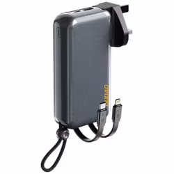 Dudao K25 2-i-1 Powerbank 10 000 mAh 20W Snabbladdning Grå