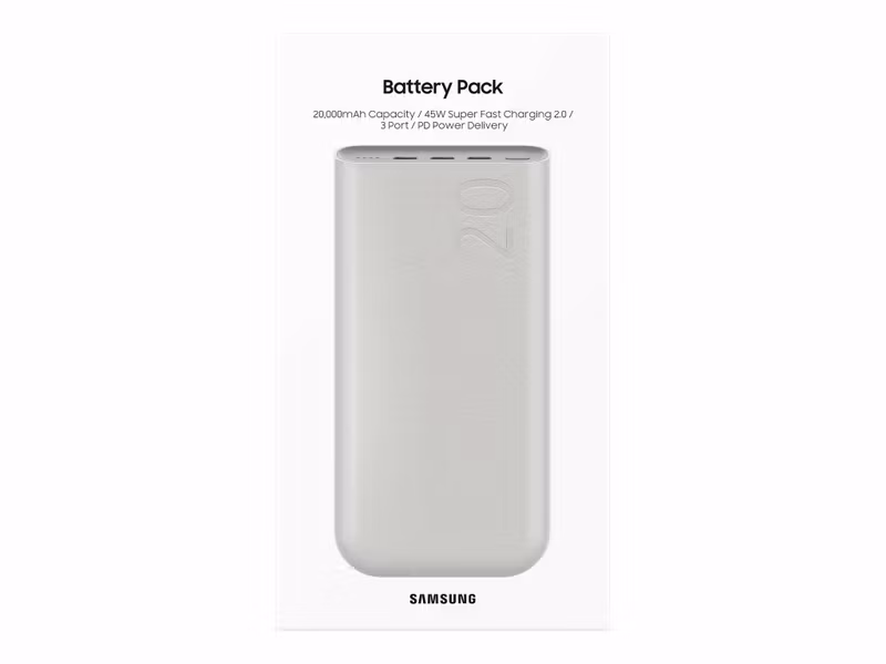 Samsung Powerbank 20 000 mAh 25W Super Fast Charge Beige