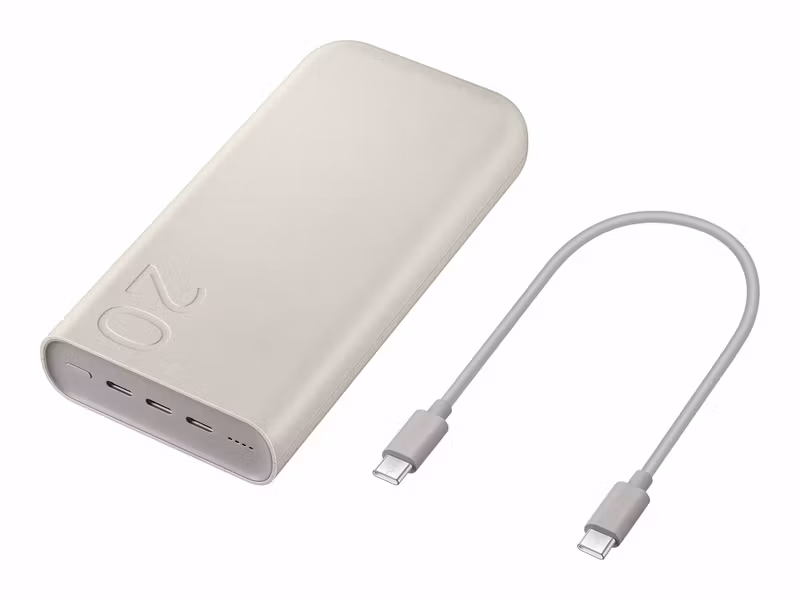 Samsung Powerbank 20 000 mAh 25W Super Fast Charge Beige