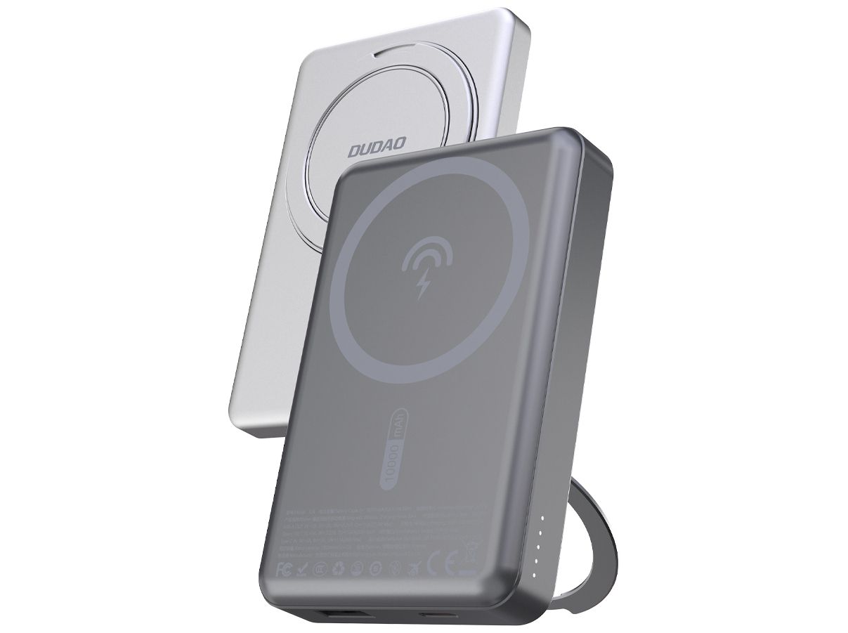 Dudao MagSafe Trådlös Powerbank 5 000 mAh 20W USB-C Qi Grå