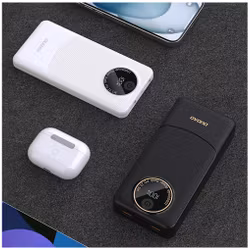 Dudao K12 Powerbank 10 000 mAh 22.5W Snabbladdning USB-A & USB-C Vit