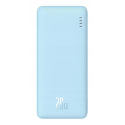 Baseus Airpow Powerbank 10000 mAh 20W Snabbladdning microUSB, USB-A, USB-C Blå