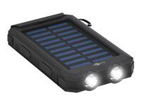 Goobay Outdoor PowerBank 8.0 Solcellsladdare 8000 mAh USB Svart