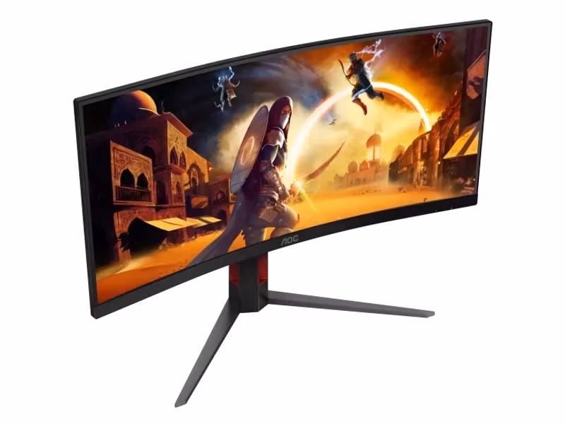 AOC G4 CU34G4 34" Wide Quad HD LED Böjd Gamingskärm