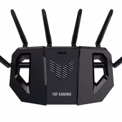 ASUS TUF Gaming BE6500 TUF-BE6500 Trådlös router 2.5 Gigabit Ethernet Dual-band (2.4 GHz / 5 GHz) Black