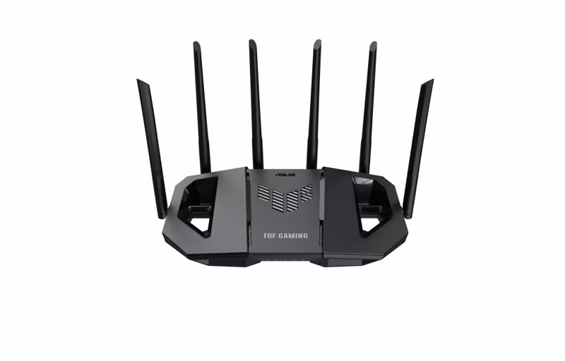 ASUS TUF Gaming BE6500 TUF-BE6500 Trådlös router 2.5 Gigabit Ethernet Dual-band (2.4 GHz / 5 GHz) Black