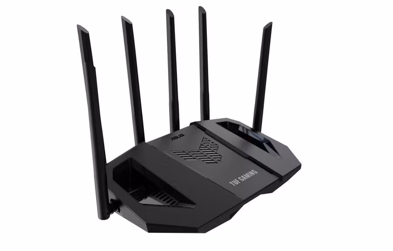 ASUS TUF Gaming BE6500 TUF-BE6500 Trådlös router 2.5 Gigabit Ethernet Dual-band (2.4 GHz / 5 GHz) Black