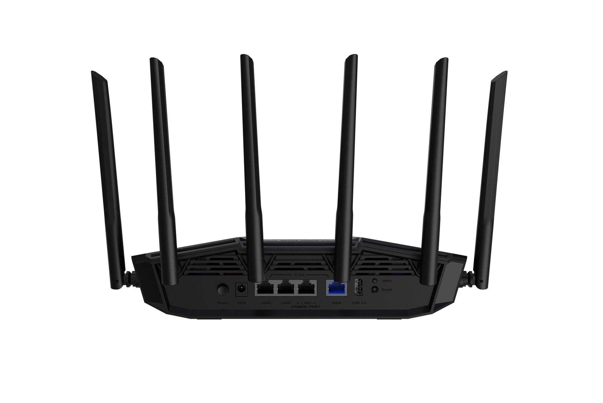 ASUS TUF Gaming BE6500 TUF-BE6500 Trådlös router 2.5 Gigabit Ethernet Dual-band (2.4 GHz / 5 GHz) Black