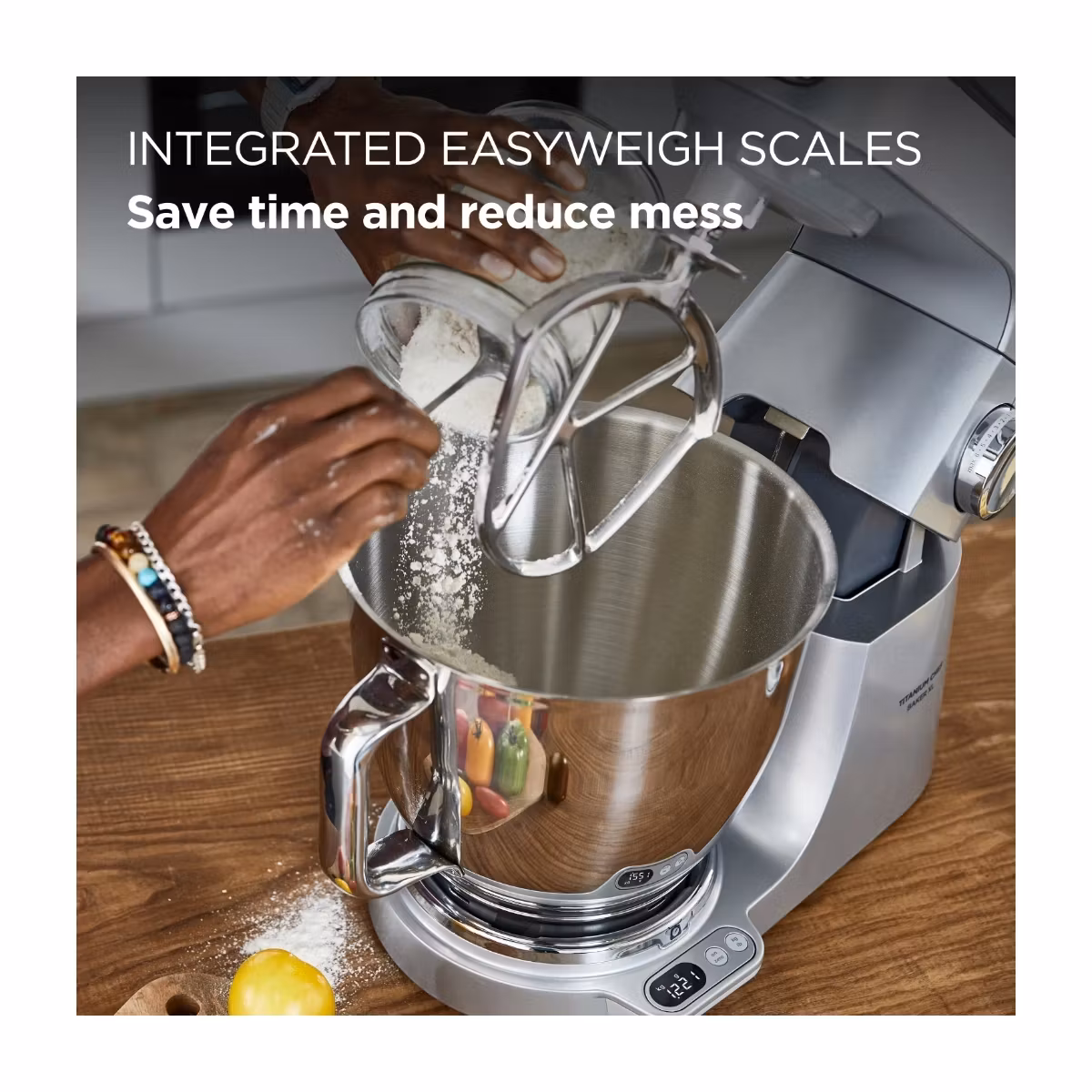 Kenwood Titanium Chef Baker XL Köksmaskin 1200 W 7 L Rostfrit stål