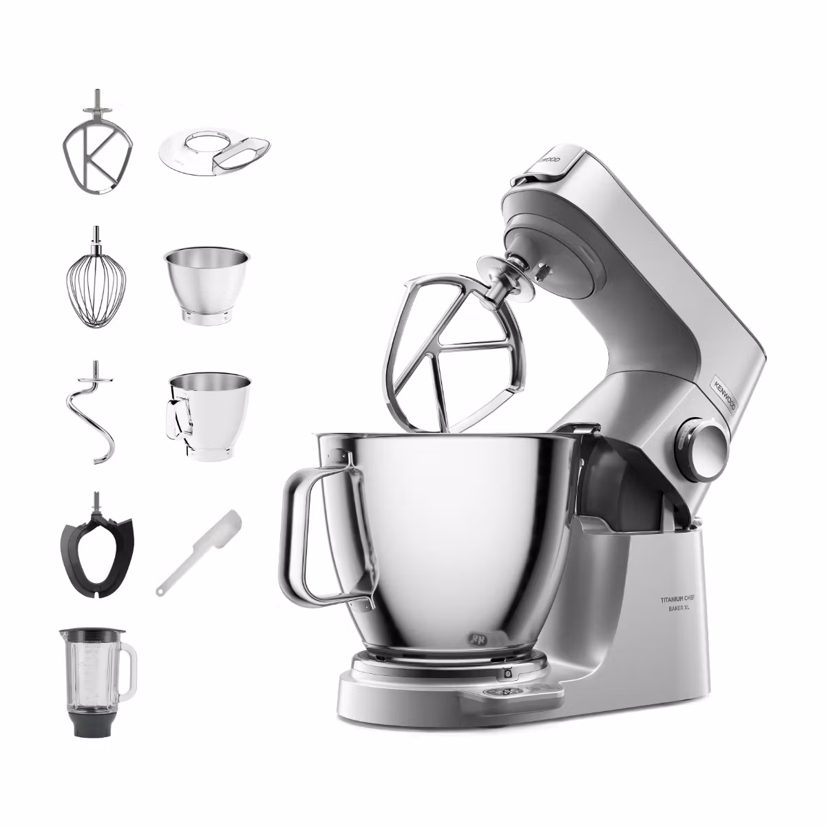 Kenwood Titanium Chef Baker XL Köksmaskin 1200 W 7 L Rostfrit stål