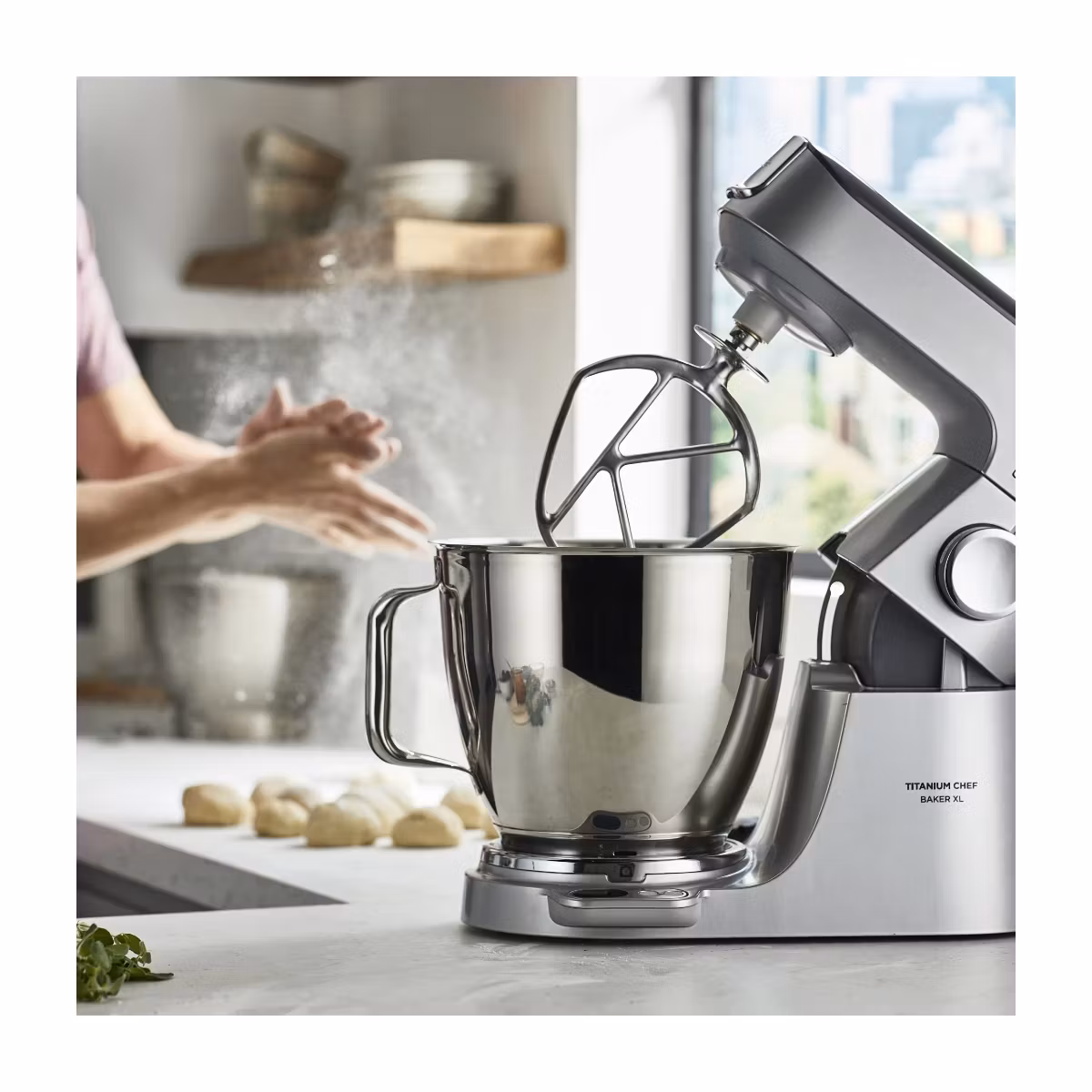 Kenwood Titanium Chef Baker XL Köksmaskin 1200 W 7 L Rostfrit stål