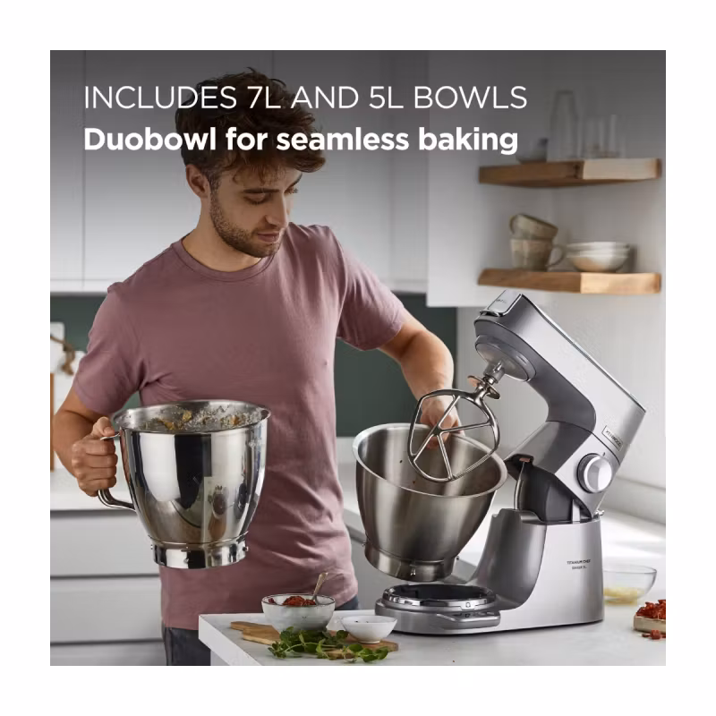 Kenwood Titanium Chef Baker XL Köksmaskin 1200 W 7 L Rostfrit stål