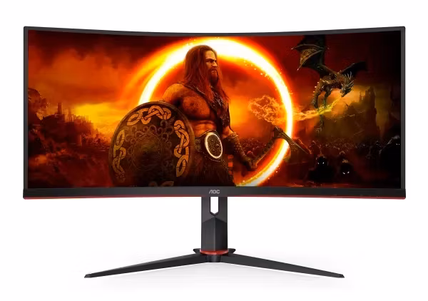 AOC CU34G2XP/BK 34" UltraWide Välvd Gamingskärm