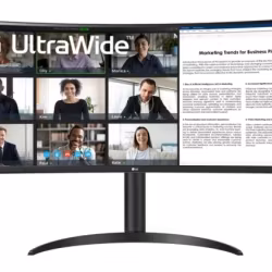 LG UltraWide 34WR55QK-B 34" UltraWide Curved Gamingskärm