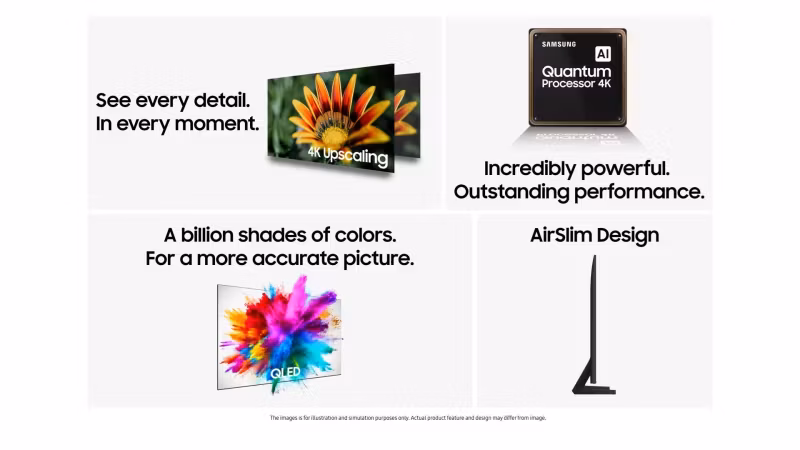 Samsung QE55Q8FAAU 55" 4K UHD QLED  Smart TV (2025)