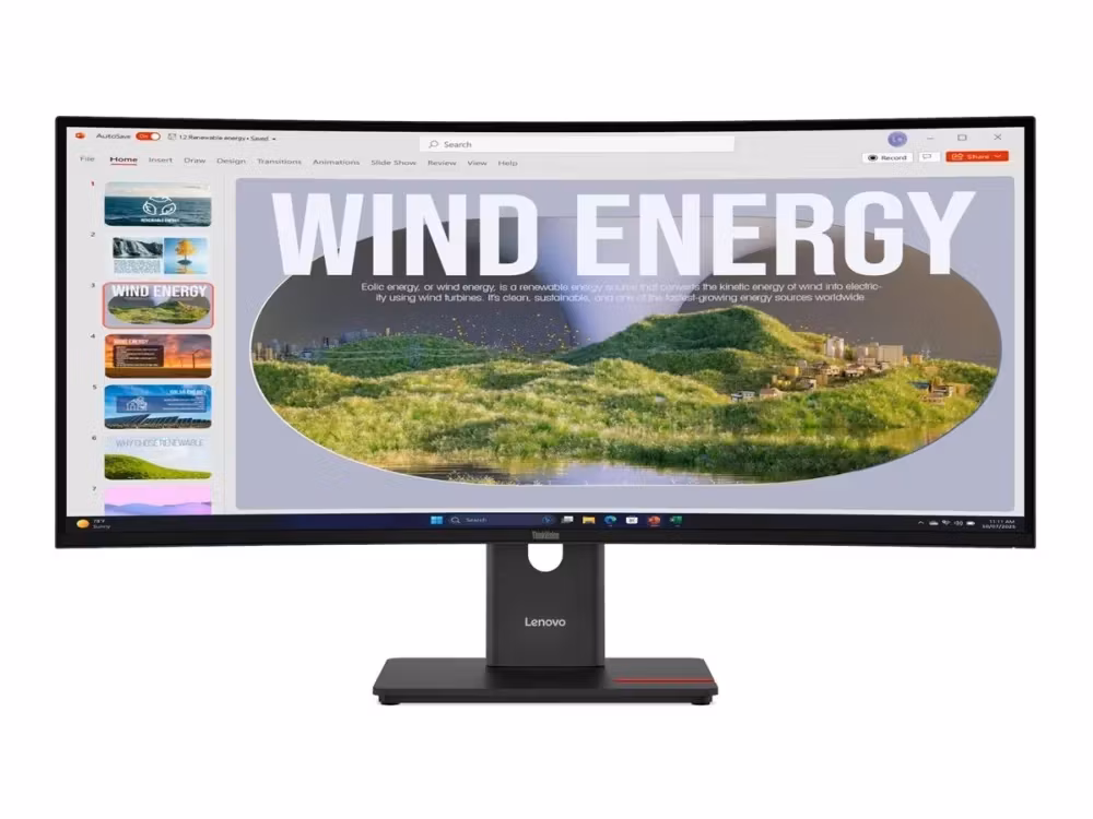 Lenovo ThinkVision T34WD-40 34" LED Curved Monitor