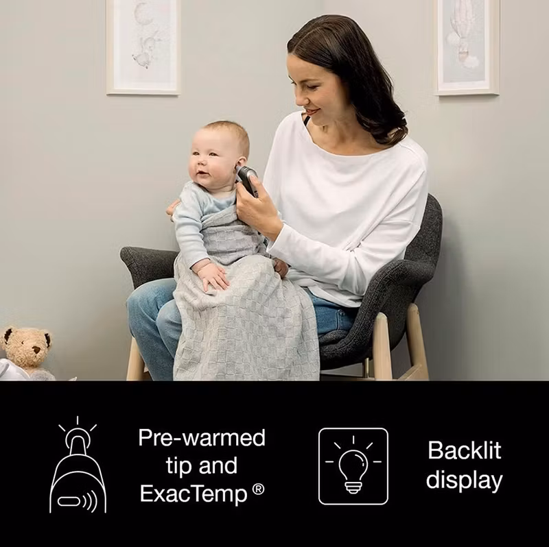 Braun ThermoScan 7 svart infraröd örontermometer