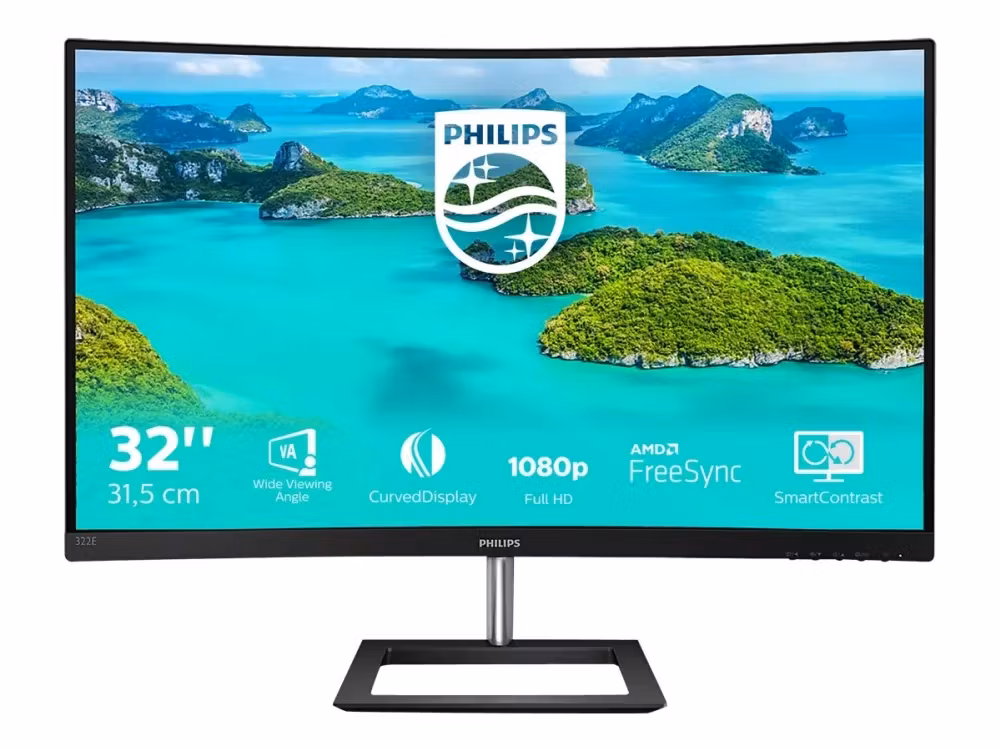 Philips E-line 322E1C 32" 1920 x 1080 Full HD Böjd Monitor