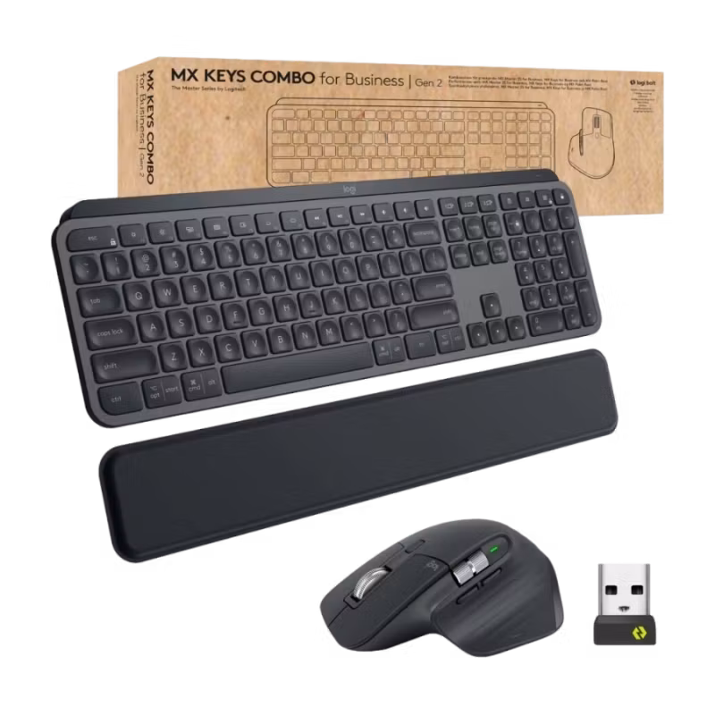 Logitech MX Keys Combo for Business tangentbord och mus trådlöst