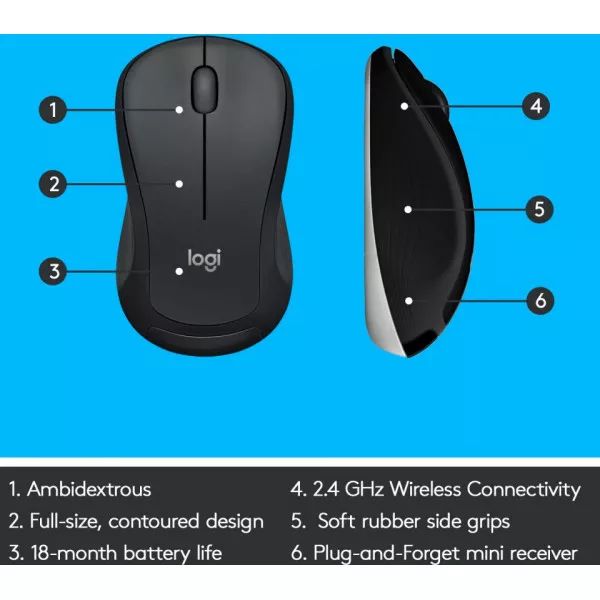 Logitech MK540 Advanced tangentbord och mus trådlöst