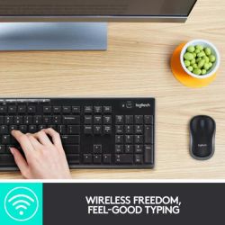 Logitech MK270 Combo tangentbord och mus Trådlöst