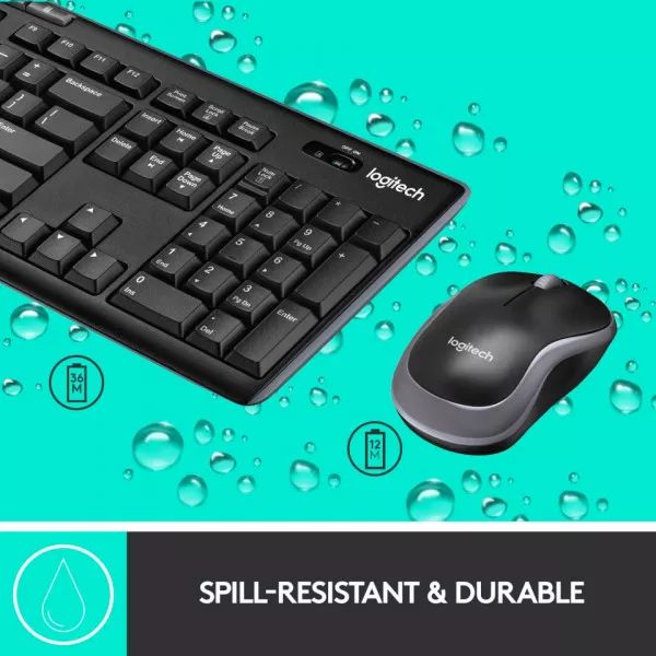 Logitech MK270 Combo tangentbord och mus Trådlöst